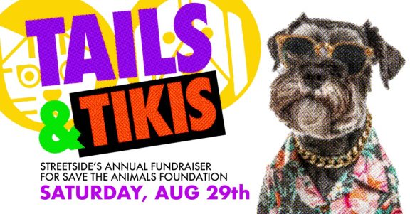 Tails & Tikis event flyer
